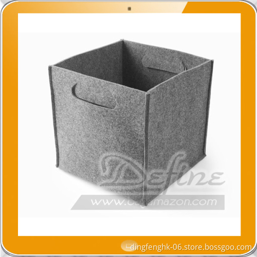 Durable Felt Storage Box Kitchen Storage Bin Felt Bag Organizer